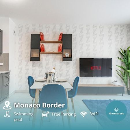 Appartement Frontiere Monaco, Terrasse Vue Mer, Tour Odeon - Ap à Beausoleil Extérieur photo